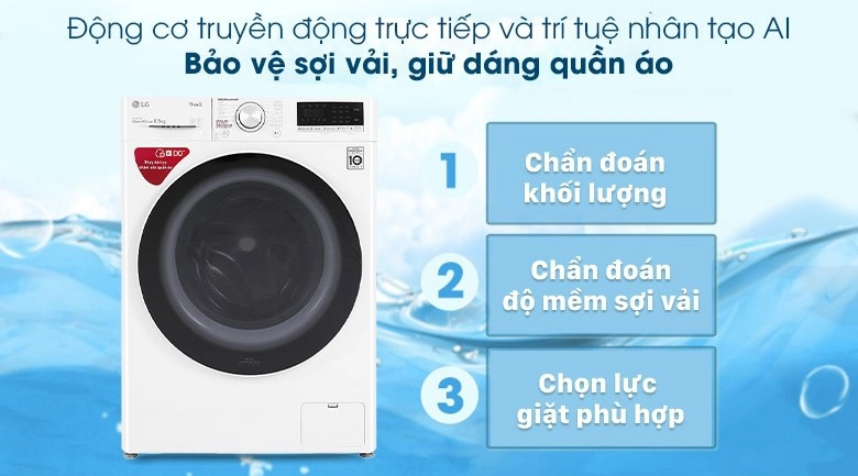 7 Lý do nên sử dụng máy giặt LG giá rẻ 11kg FX1411N5W