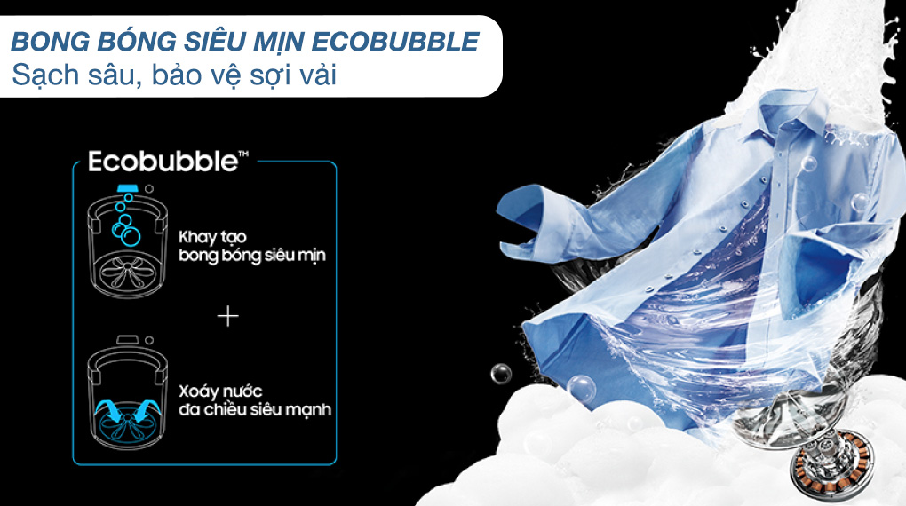 Máy giặt Samsung 14kg WA14CG5886BV/SV mang lại trải nghiệm như nào?