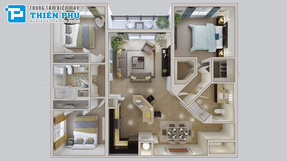 Gợi ý cấu hình ghép dàn lạnh tối ưu nhất cho 4MXM80RVMV