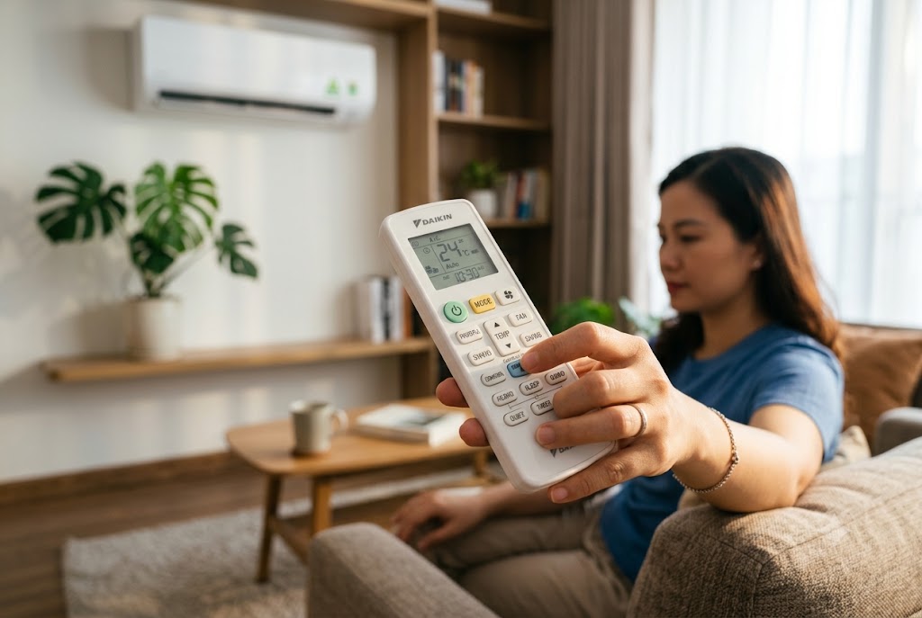 10 tính năng ẩn trên remote điều hòa Daikin mà 90% người dùng bỏ phí