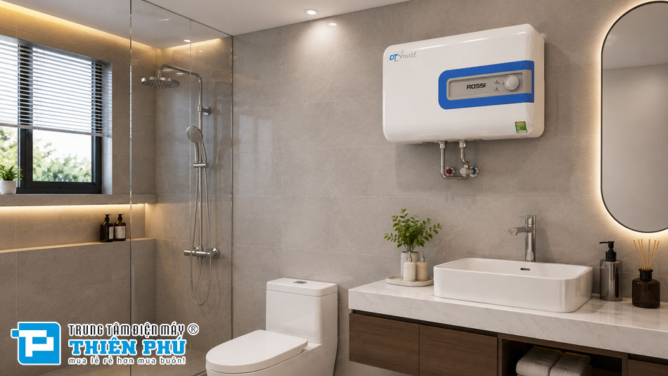 Vì sao bình nóng lạnh Rossi là lựa chọn phổ biến trong phân khúc giá rẻ?