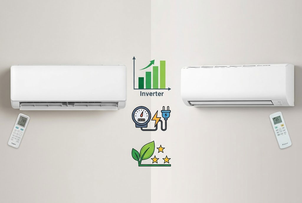 So sánh điều hòa Casper XC-09IU38 và Daikin FTKB25ZVMV, loại nào tiết kiệm điện tốt hơn?