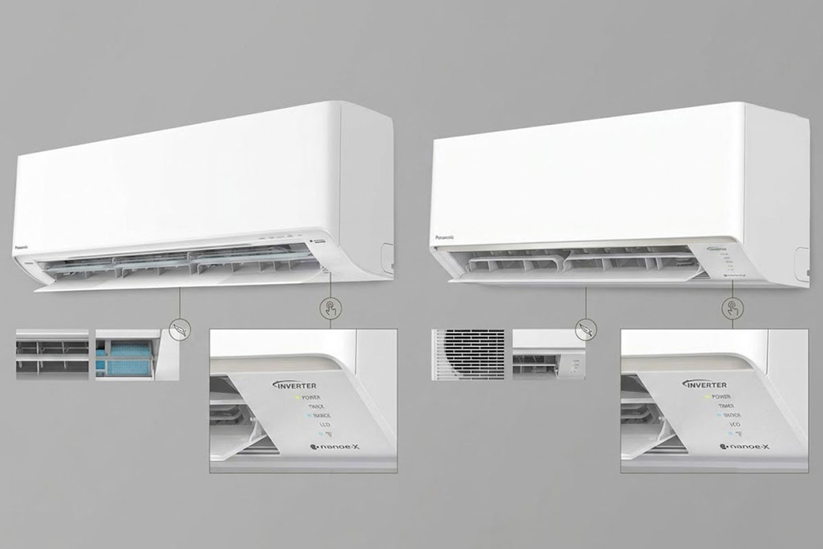 So sánh hai model điều hòa Panasonic CS-RU18CKH-8D và CS-U18BKH-8 có gì khác biệt?