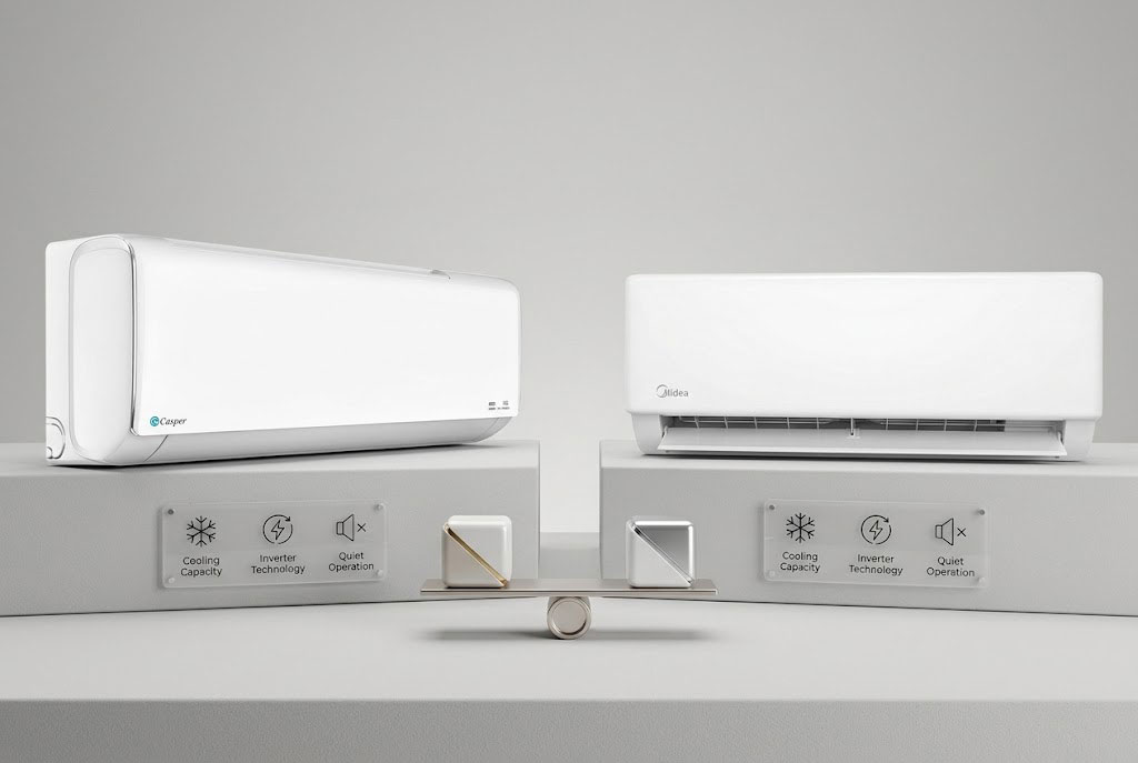 So sánh điều hòa Casper SC-24FB36M và Midea MSFQ-24CRN8, lựa chọn nào là tốt nhất?