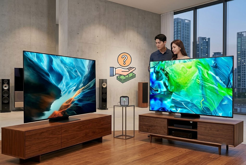 So sánh tivi Samsung OLED QA55S90H và Samsung Neo QLED QA55QN80H, nên mua tivi 55 inch nào?