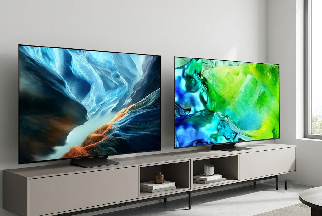 So sánh tivi Samsung OLED QA55S90H và Samsung Neo QLED QA55QN80H, nên mua tivi 55 inch nào?
