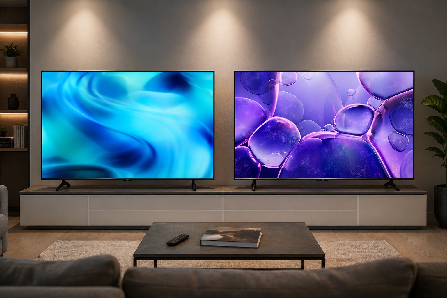 So sánh tivi Samsung UA43U8000HKXXV và Samsung UA43U8500HKXXV có gì khác biệt?