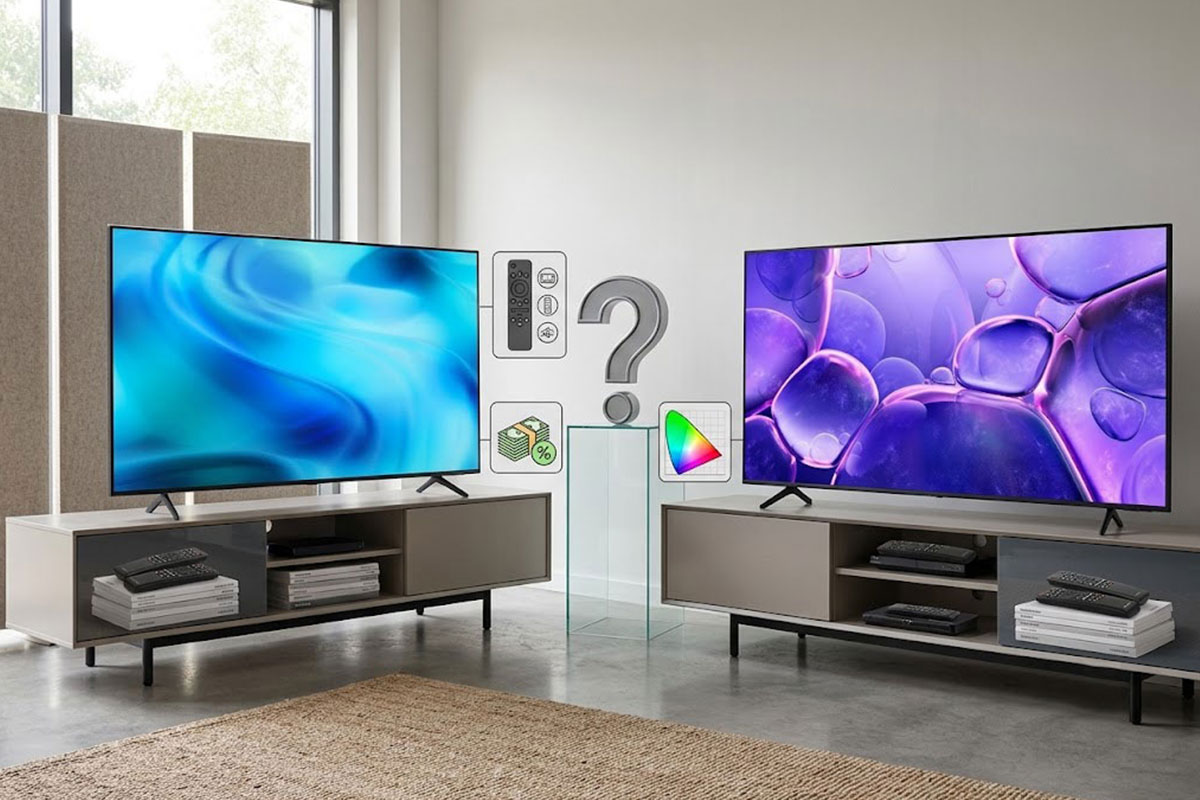 So sánh hai model tivi Samsung 55 inch UA55U8500H và UA55U8000H có gì khác biệt?