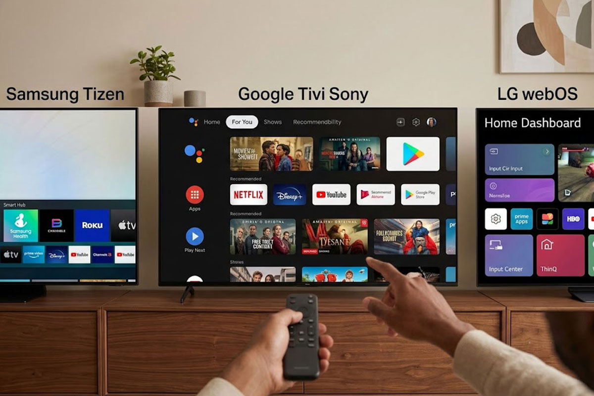 Trải nghiệm hệ điều hành: Google Tivi Sony có gì hay hơn Tizen, webOS?