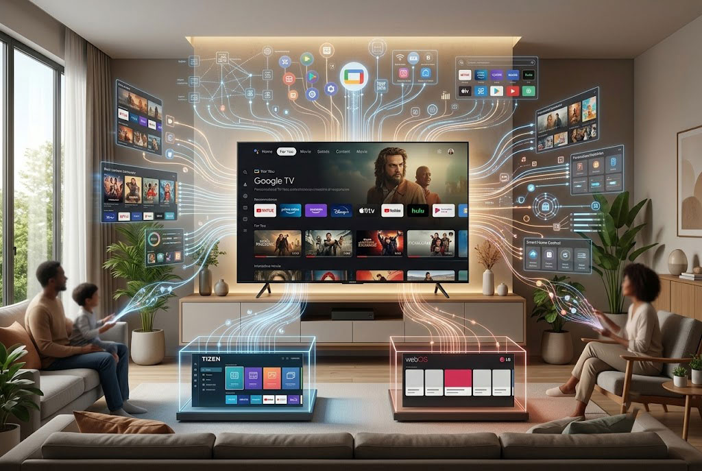Trải nghiệm hệ điều hành: Google Tivi Sony có gì hay hơn Tizen, webOS?