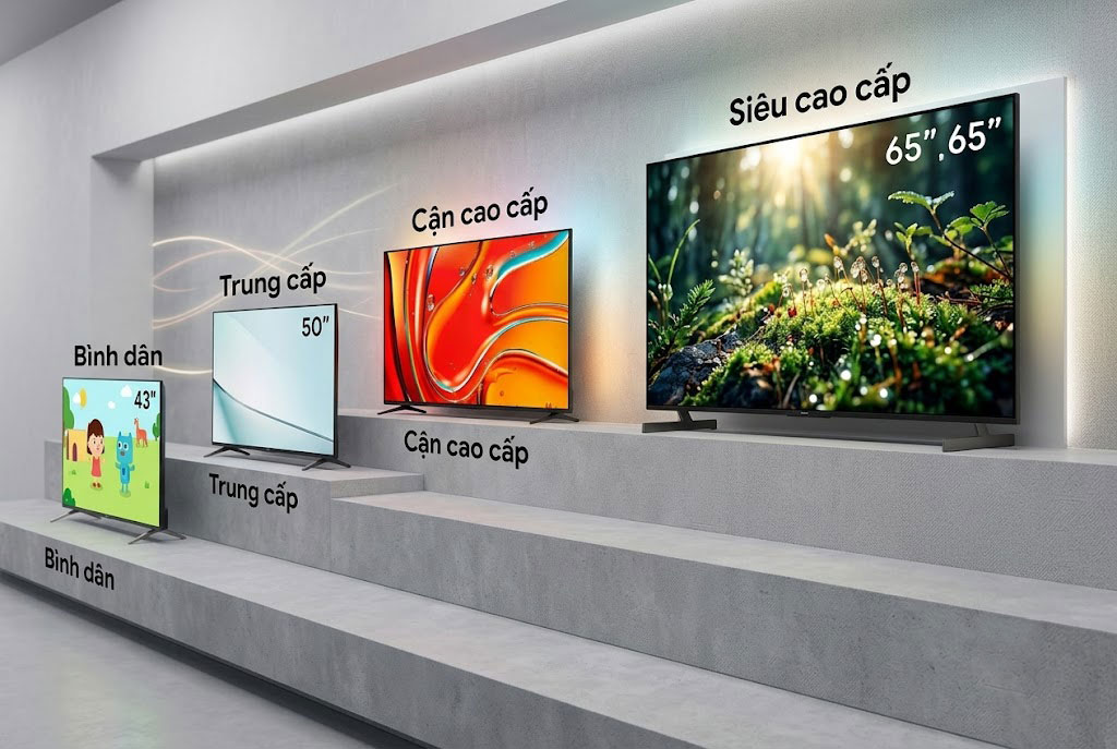 Bản đồ phân khúc tivi Sony: Từ bình dân đến siêu cao cấp có gì khác biệt?