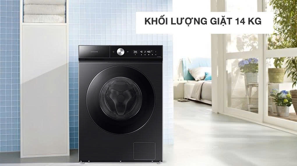 Bubble Soak trên máy giặt Samsung 14kg WW14BB944DGBSV: Đánh bật vết bẩn cứng đầu