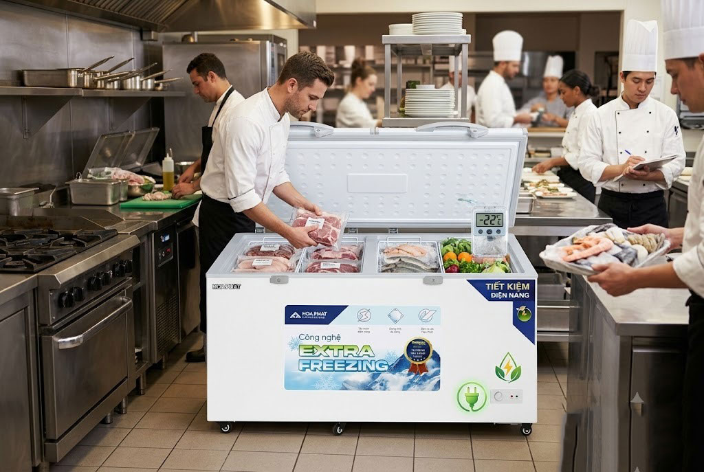 5 lý do tủ đông Hòa Phát HPF AD6783 783 lít được nhà hàng ưa chuộng
