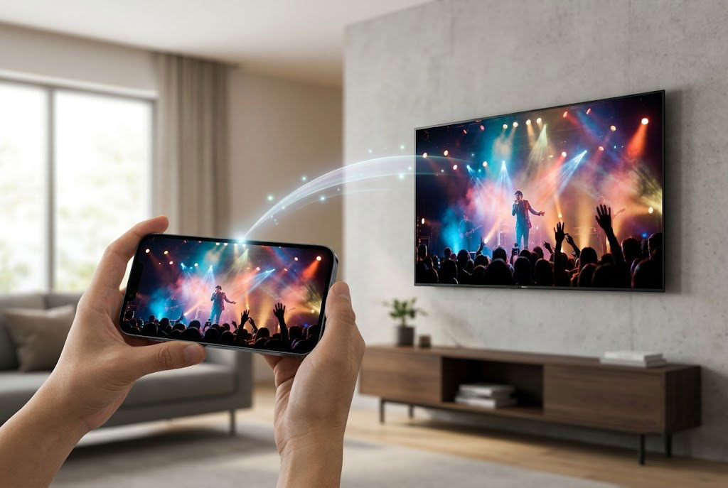 Hướng dẫn cách chiếu màn hình iPhone lên Google Tivi Sony qua AirPlay 2
