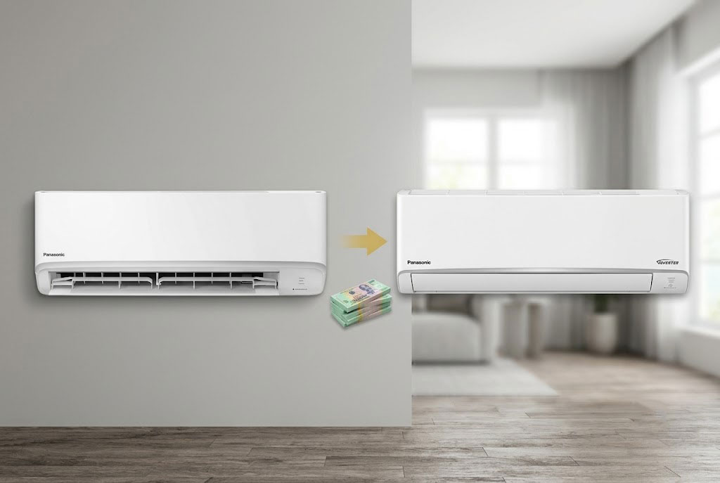 Nên mua điều hòa Panasonic CS-N18AKH-8 hay bù thêm tiền lấy dòng tiết kiệm điện?