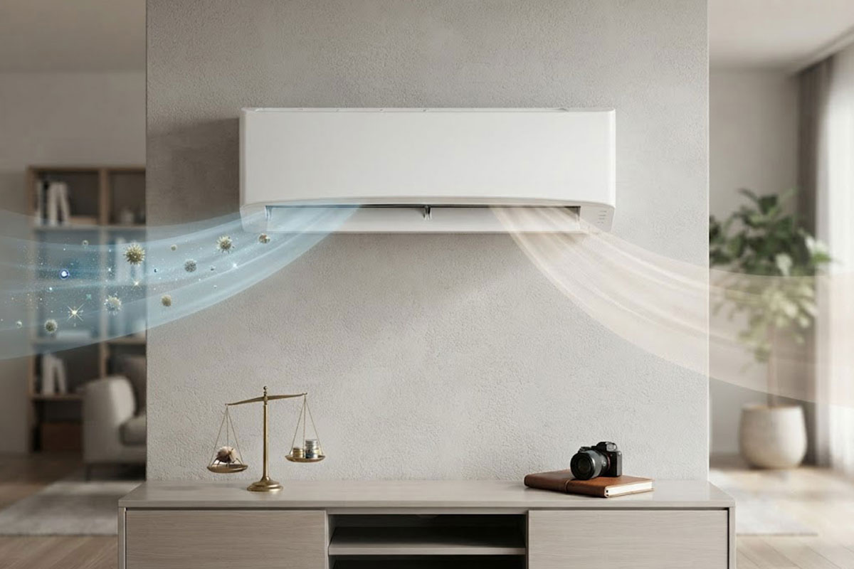 Hệ thống lọc khí Nanoe-G trên điều hòa Panasonic CS-N24AKH-8 có hoạt động độc lập không?