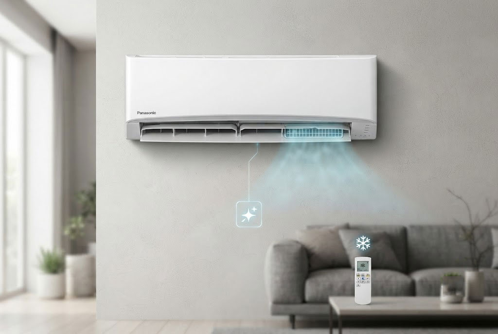 Hệ thống lọc khí Nanoe-G trên điều hòa Panasonic CS-N24AKH-8 có hoạt động độc lập không?