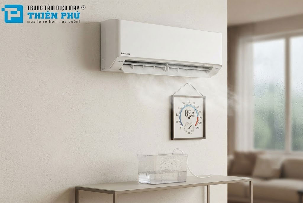 Cách biến điều hòa Panasonic CS-N9AKH-8 thành máy hút ẩm cực đỉnh trong ngày nồm