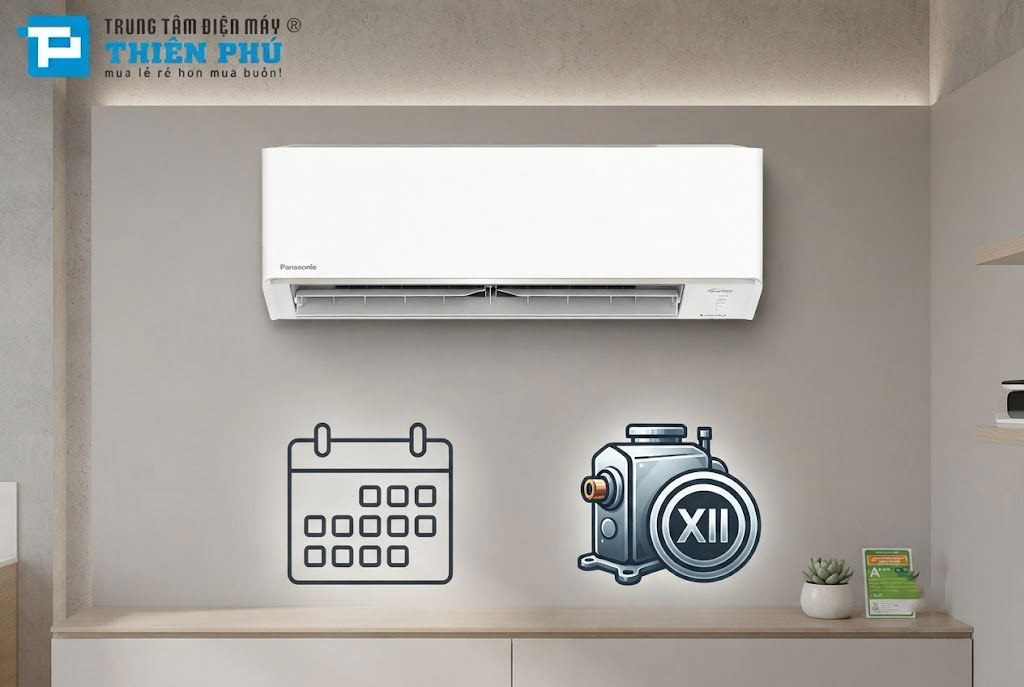 Chính sách bảo hành của điều hòa Panasonic 1 chiều 12000btu CS-RU12CKH-8D như thế nào?