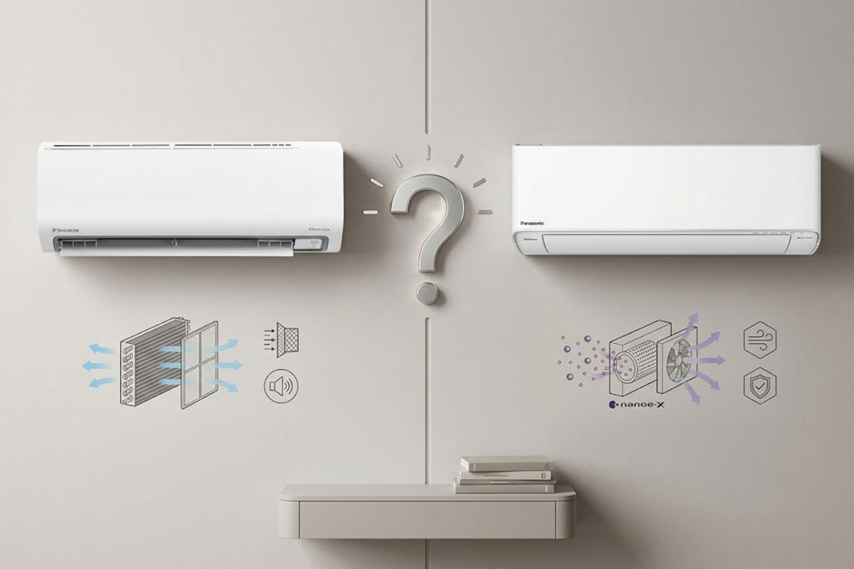 So sánh điều hòa Daikin FTKF25ZVMV và Panasonic CS-RU9CKH-8D: Đâu là lựa chọn tốt hơn?