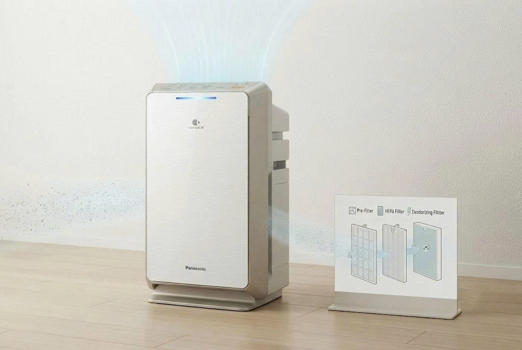 Review máy lọc không khí Panasonic F-PXV55A có hiệu quả thực tế ra sao?