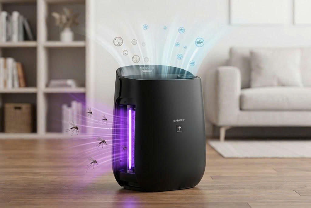 Vừa bắt muỗi, vừa lọc không khí: Mua 1 được tới 2 chức năng với máy lọc không khí Sharp FP-JM30V-B