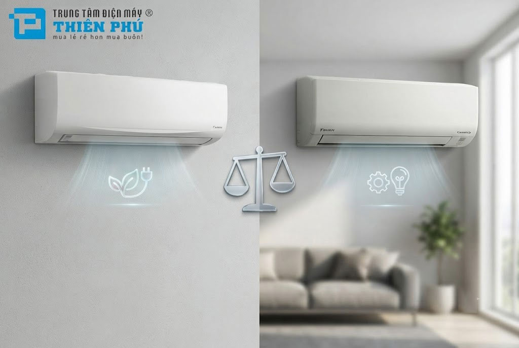 So sánh điều hòa Daikin FTKF35ZVMV và FTF35XAV1V có chất lượng khác nhau nhiều không?