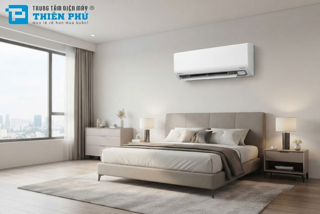 Phòng ngủ 30m2 có nên lắp điều hòa Daikin 18000btu FTKB50ZVMV không?