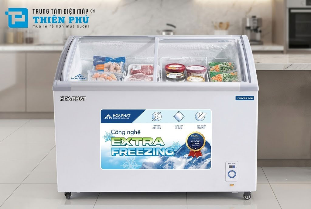 Đánh giá chất lượng tủ đông Hòa Phát inverter HSF AD8357.C1
