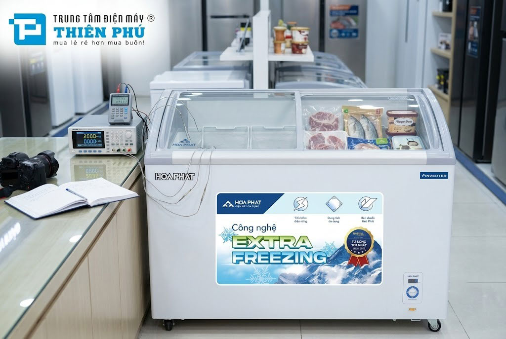 Đánh giá chất lượng tủ đông Hòa Phát inverter HSF AD8357.C1