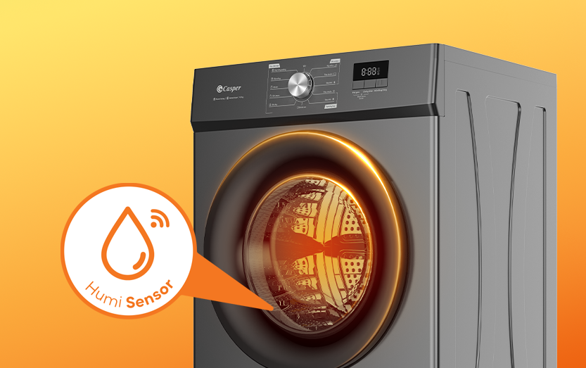 Ưu điểm của máy sấy quần áo Casper thông hơi 8kg TD-E82VG1