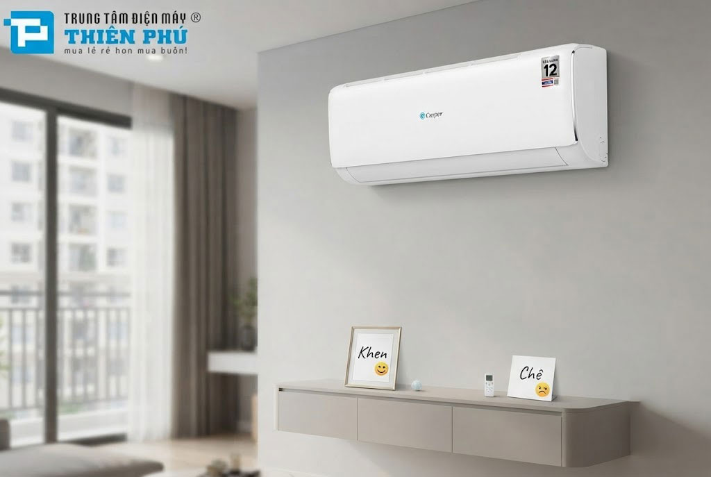 Review khen - chê thực tế từ khách hàng đã mua điều hòa Casper inverter JC-12IU36