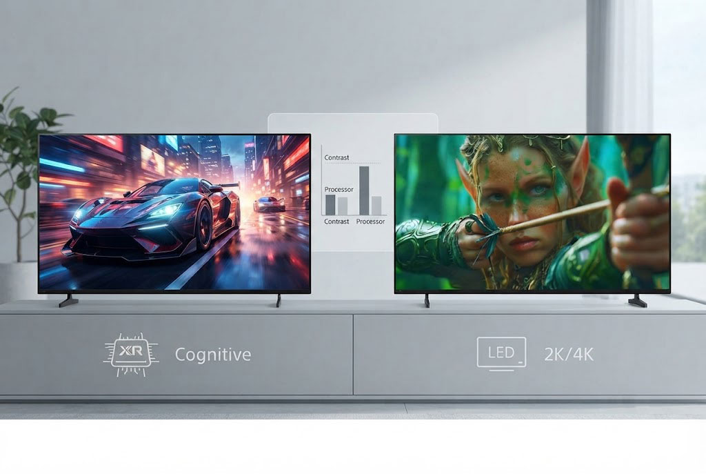 So sánh hai dòng tivi Sony K-55XR30M2 và K-55S20M2: Có gì khác biệt giữa 2 thế hệ?