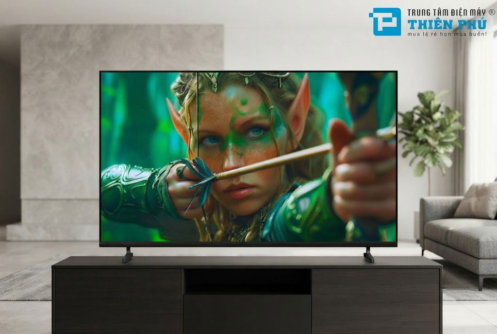 Đánh giá khả năng hiển thị hình ảnh của tivi Sony K-55S20M2: Sắc nét với chip X1 4K