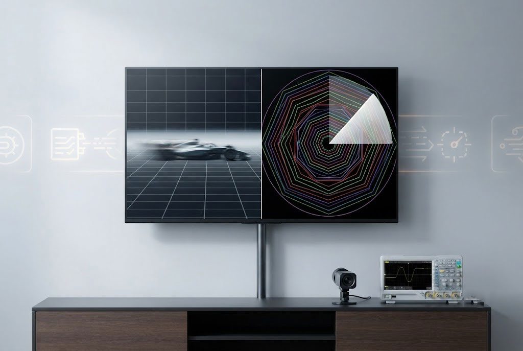 Kiểm thử tốc độ phản hồi và tần số quét trên Google Tivi Sony 75 inch K-75S25VM2