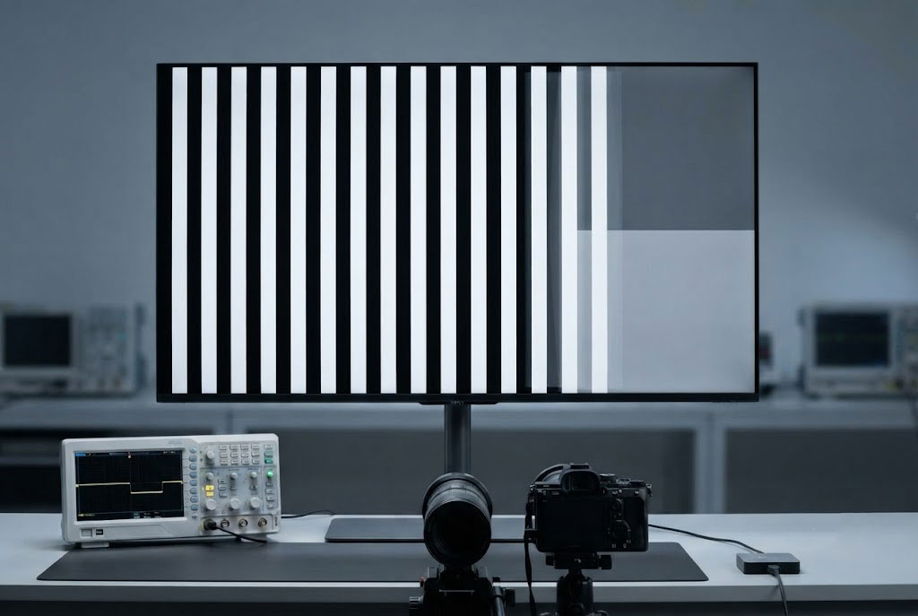 Kiểm thử tốc độ phản hồi và tần số quét trên Google Tivi Sony 75 inch K-75S25VM2