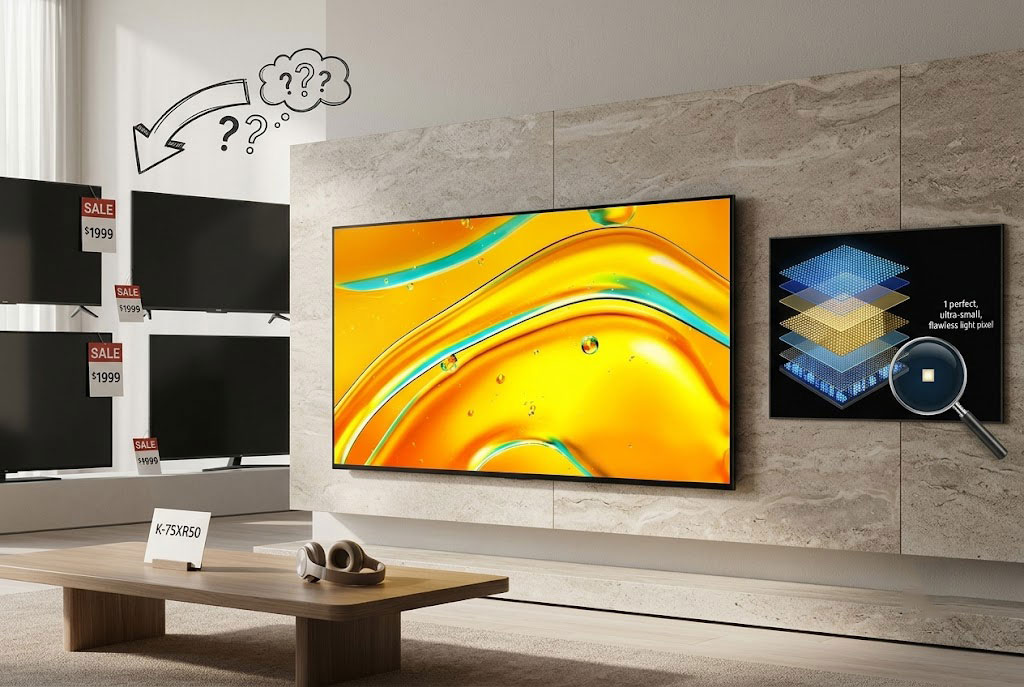 Lý do tivi Sony 75 inch 4K K-75XR50 vẫn cháy hàng dù giá cao hơn đối thủ