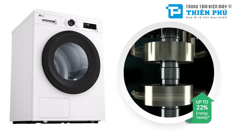 5 ưu điểm nổi bật nhất có trong máy sấy quần áo LG 9kg RB09NHP5W model mới 2026