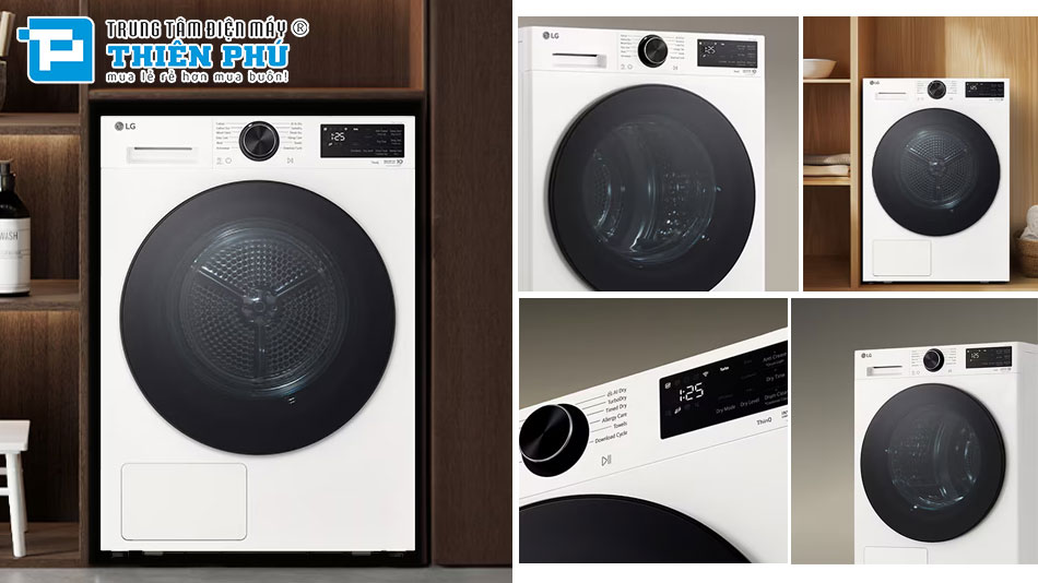 Máy Sấy Quần Áo LG RX11VHP5W Inverter 11Kg