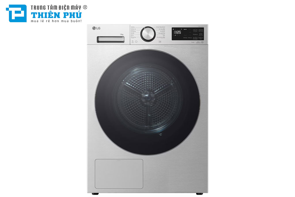 Máy sấy quần áo LG 12kg inverter RX12VHP5S1 khối lượng lớn phù hợp gia đình đông người