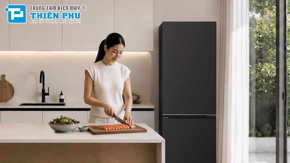 Tủ Lạnh Panasonic NR-BV372BWK Inverter 344 Lít