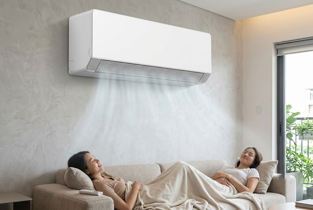 Tạm biệt cảm giác ê buốt nhờ hàng ngàn lỗ khí li ti trên điều hòa Casper 1 chiều QC-09IU36A