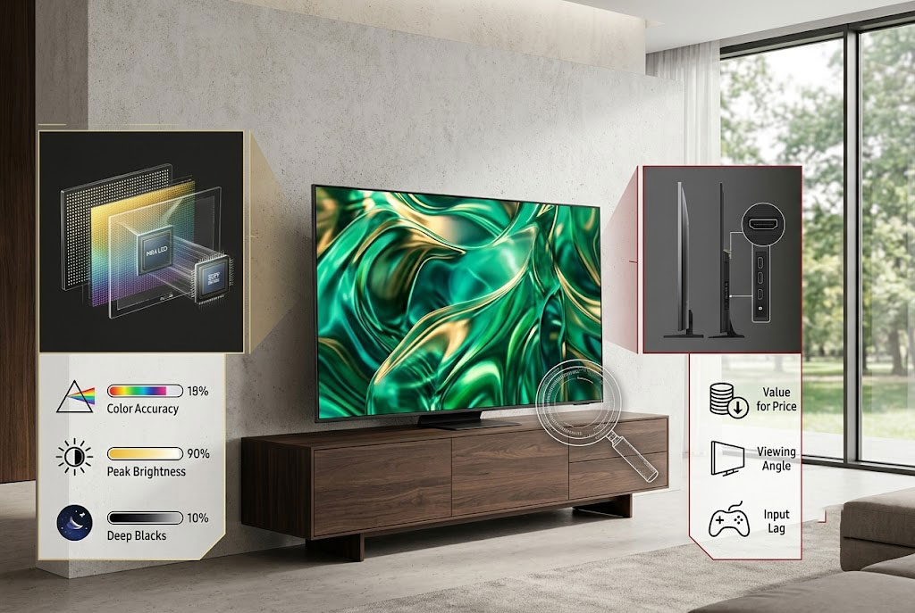 Có nên mua tivi Samsung Mini LED UA55M8XHAKXXV không? Đánh giá ưu nhược điểm chi tiết