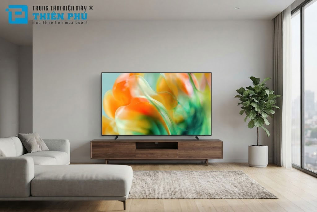 Kích thước tivi Samsung 65 inch UA65M80HAKXXV phù hợp cho phòng bao nhiêu m2?