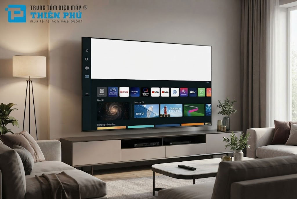 Review tivi Samsung 65 inch UA65U8000HKXXV: Trải nghiệm thực tế hệ điều hành One UI Tizen
