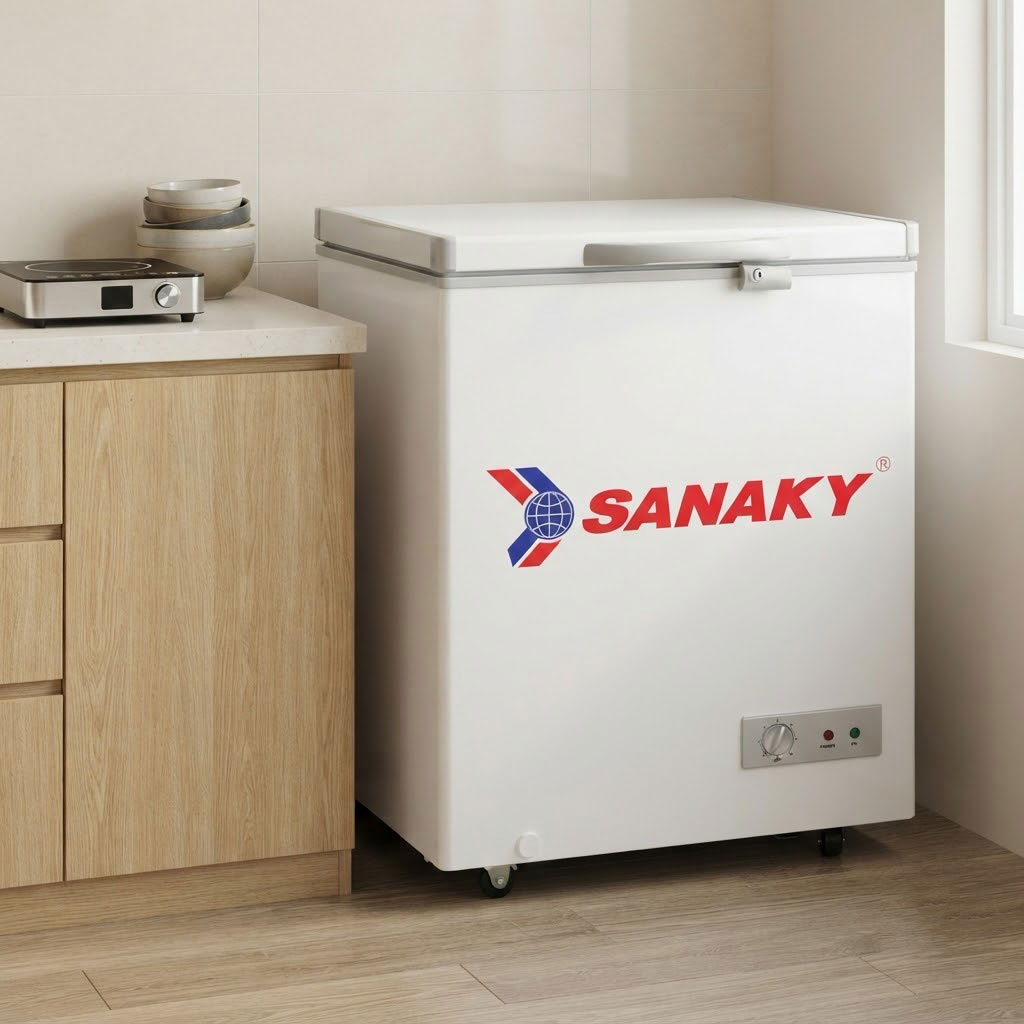 Có nên mua tủ đông Sanaky VH-150HY2 dàn nhôm 1 ngăn 150 lít không?