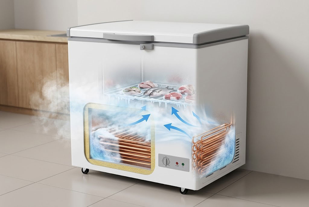 Review tủ đông Sanaky VH-1599HY: Dàn đồng siêu bền thì làm lạnh có nhanh không?