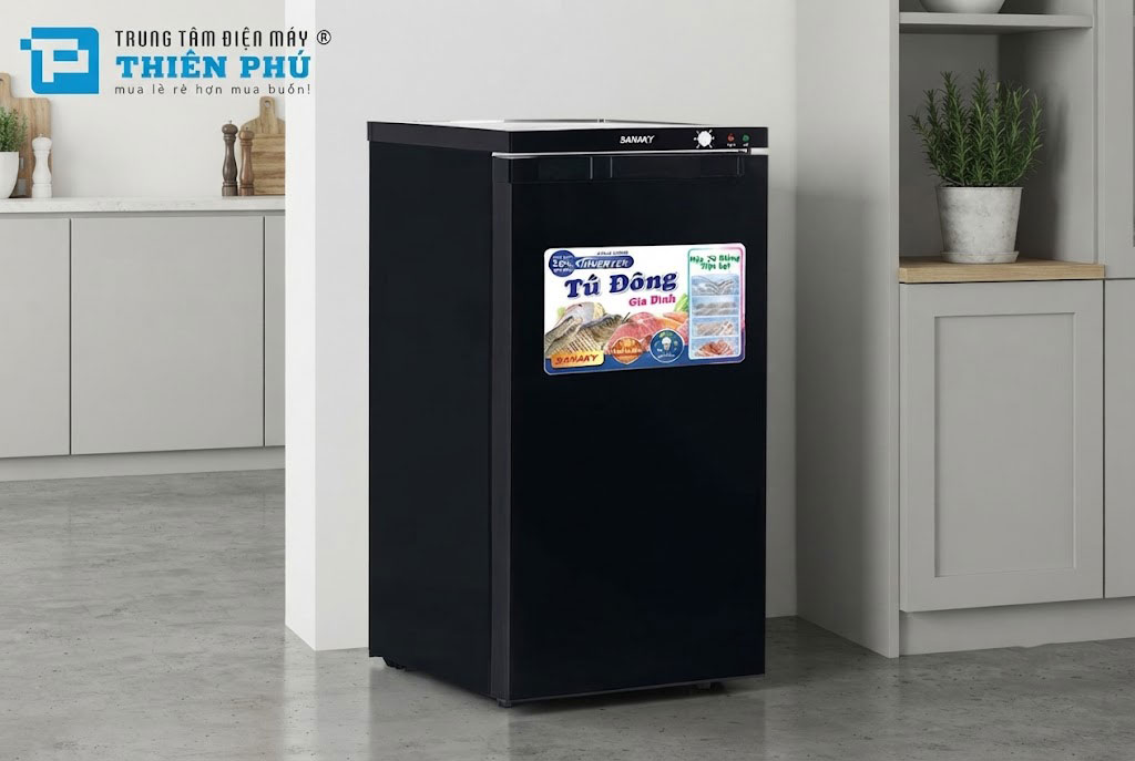 Chia sẻ về ưu và nhược điểm của tủ đông đứng Sanaky Inverter VH-160VD3