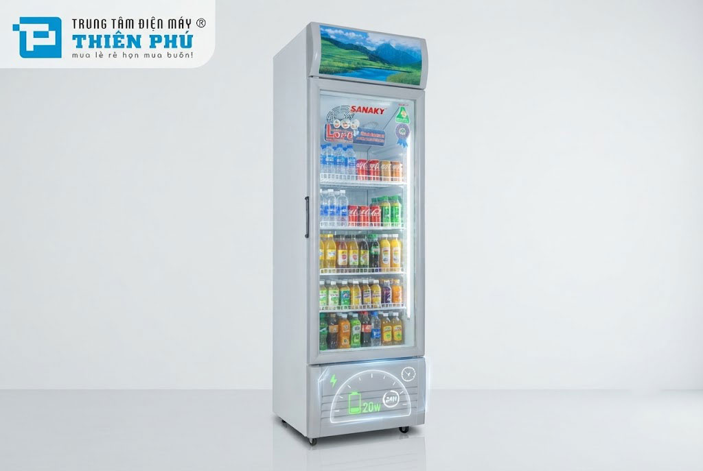 Chi phí vận hành tủ mát Sanaky VH-168KL 1 cánh, con số sẽ khiến bạn bất ngờ