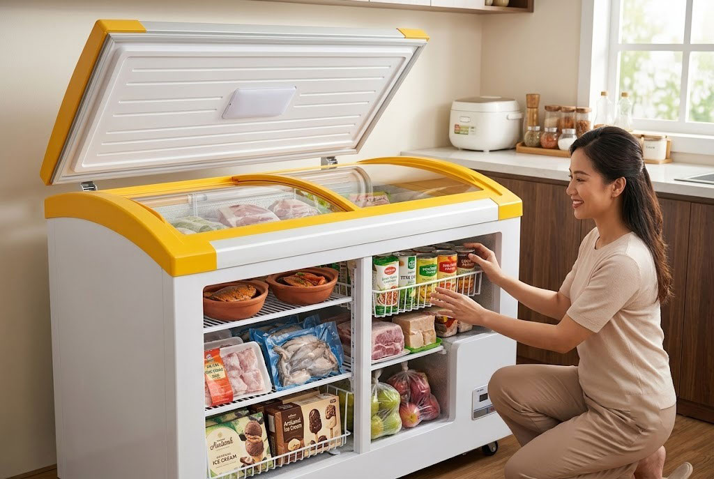 Tủ đông Sanaky 1 ngăn đông VH-4899K3B có gì nổi bật? Có nên mua không?